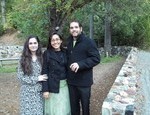 From left to right, Rya, Vannie, and Bryan the bible workers who brought Gods love to our home