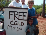 The dream started by giving out free mango's