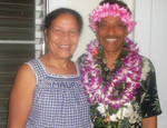 Ketia Scott and Dr. Raubane Kirimaua